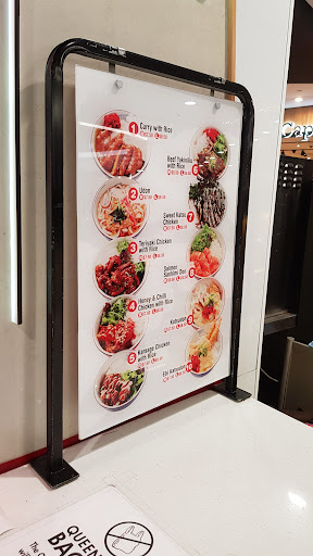 Sushi Paradise menu display board at Toowong Village