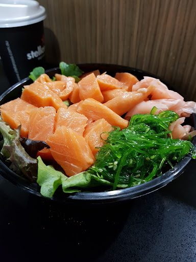 Salmon sashimi rice bowl from Sushi Paradise